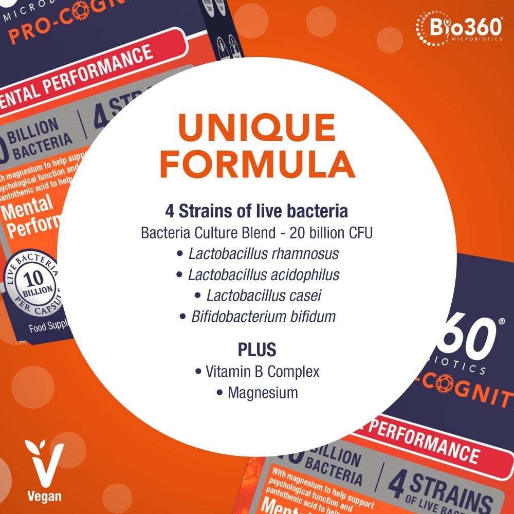 Natures Aid Bio360 Pro-Cognitiv (10 Billion Bacteria) 5