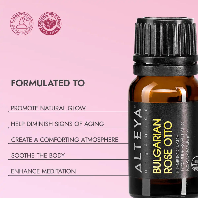 Alteya Organics Bulgarian Rose Essential Oil - Rose Otto - 100% Pure 4