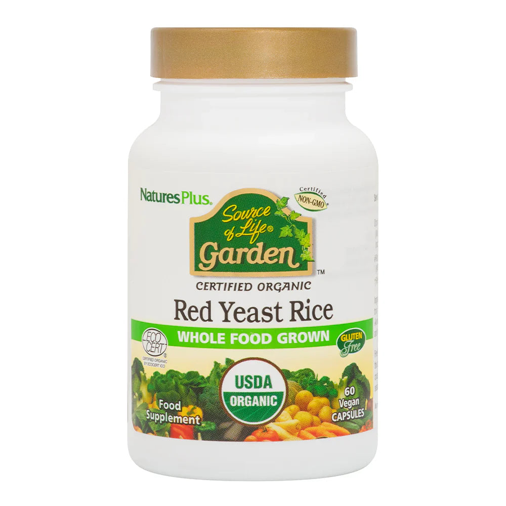NaturesPlus Source of Life® Garden Red Yeast Rice 60 Capsules image 0