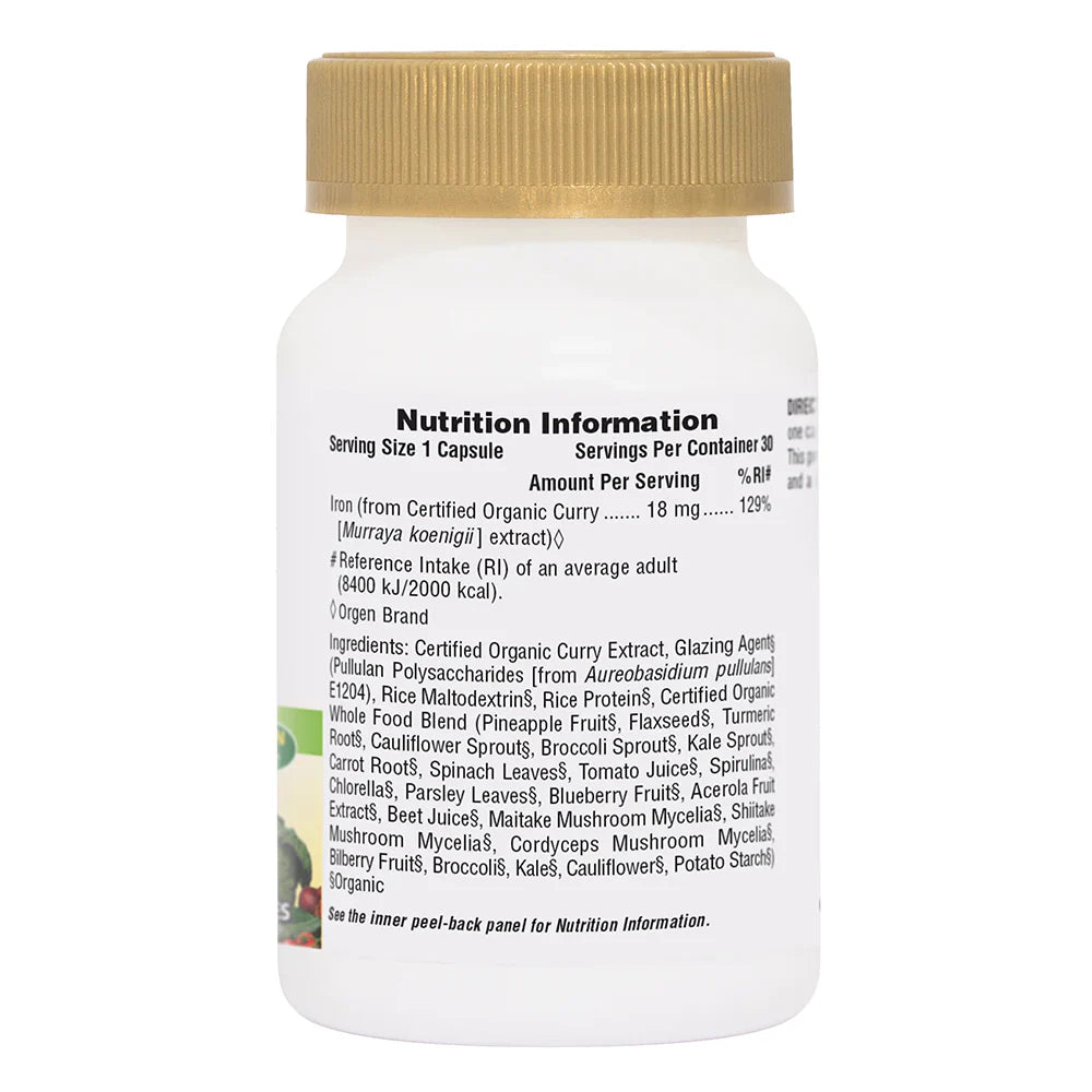 NaturesPlus Source of Life® Garden Iron 30 Capsules image 2