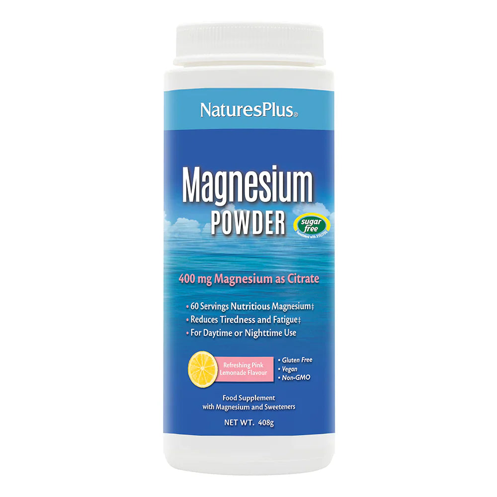 NaturesPlus Magnesium Powder - Pink Lemonade image 0