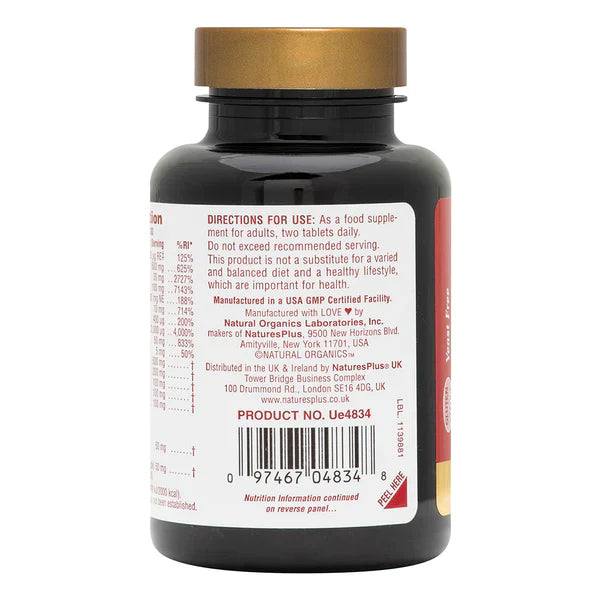NaturesPlus Ultra Hair® Plus Sustained Release 60 Tablets image 2