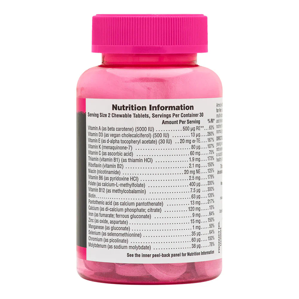 NaturesPlus Source of Life® POWER TEEN® For Her 60 Chewables image 1