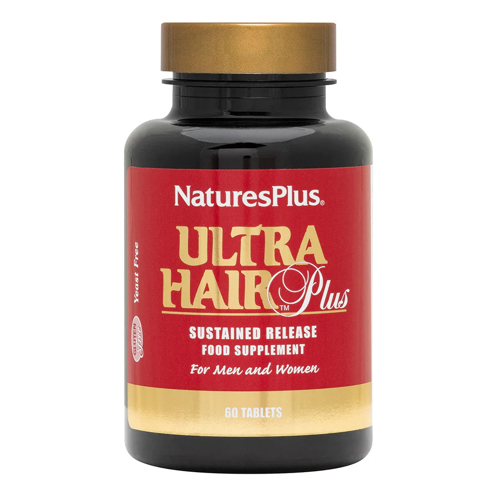 NaturesPlus Ultra Hair® Plus Sustained Release 60 Tablets image 0