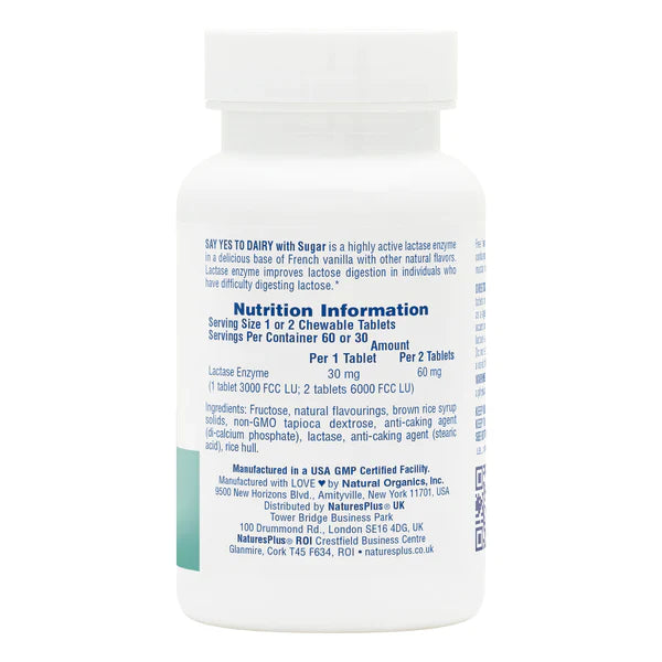 NaturesPlus Say Yes to Dairy® 50 Chewables image 1