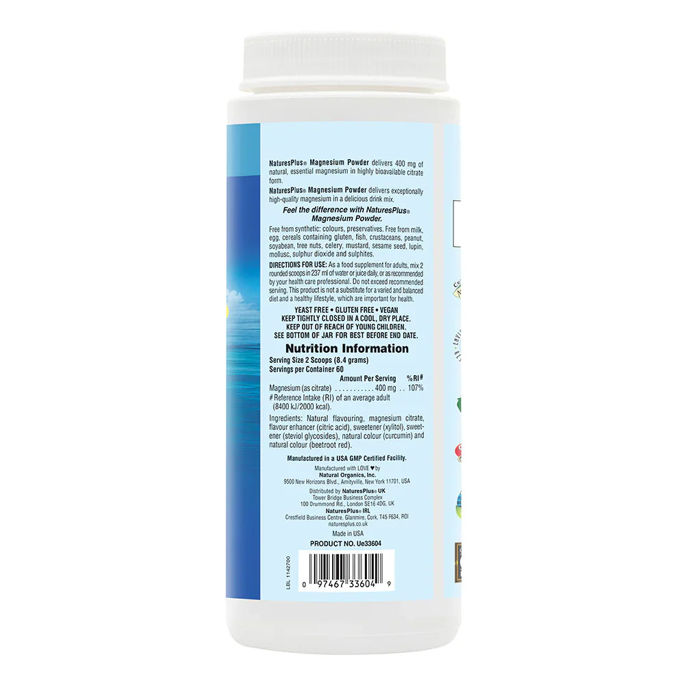 NaturesPlus Magnesium Powder - Orange image 1