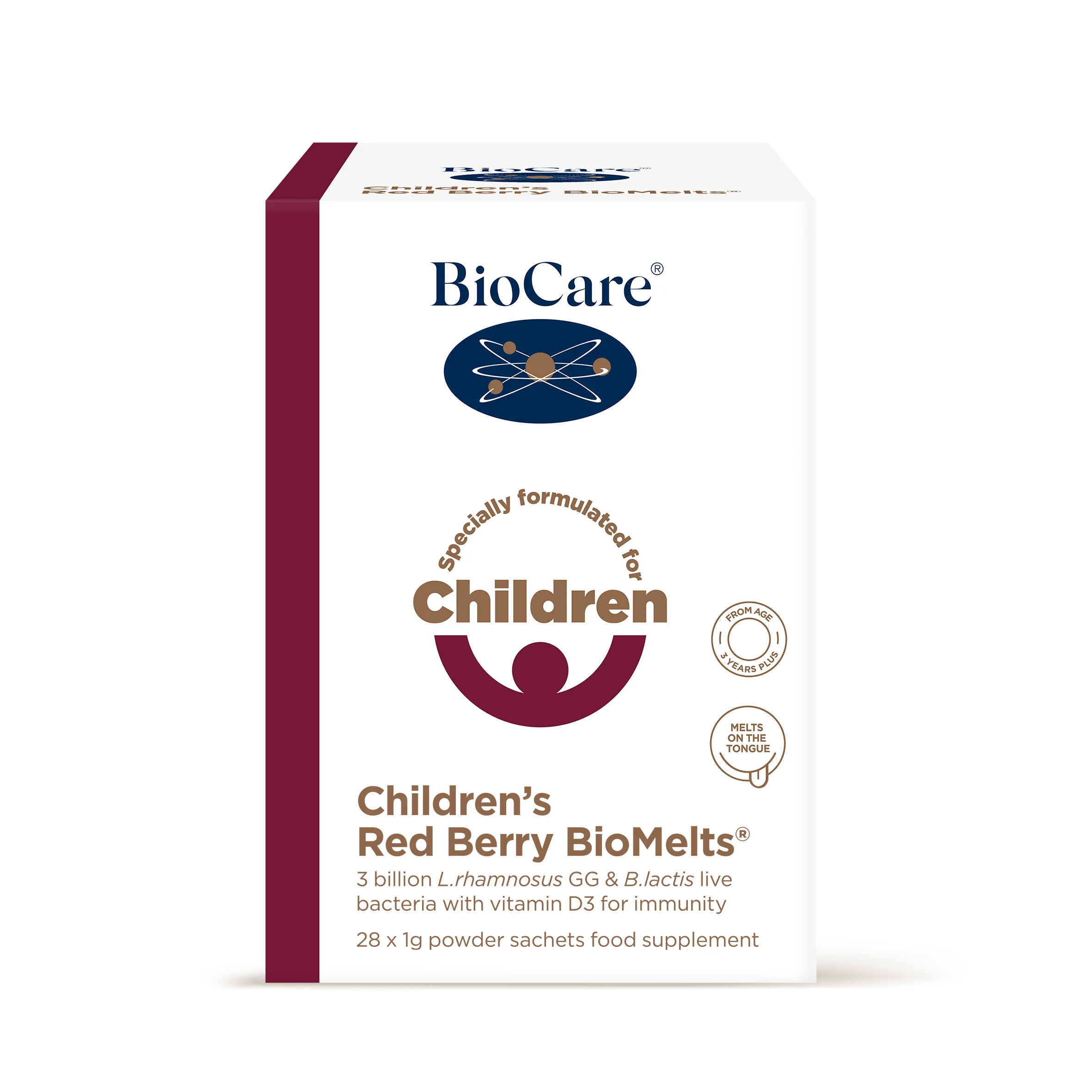BioCare Children's Red Berry BioMelts - 28 Sachets image 0