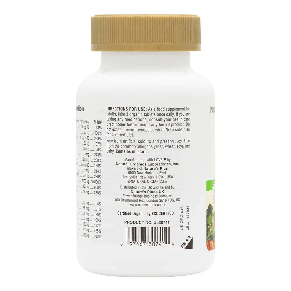 NaturesPlus Source of Life® Garden Men's Multivitamin 90 Tablets image 2