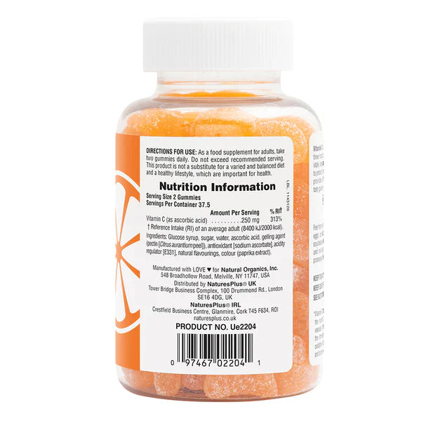 NaturesPlus Gummies Vitamin C 75 Gummies image 1