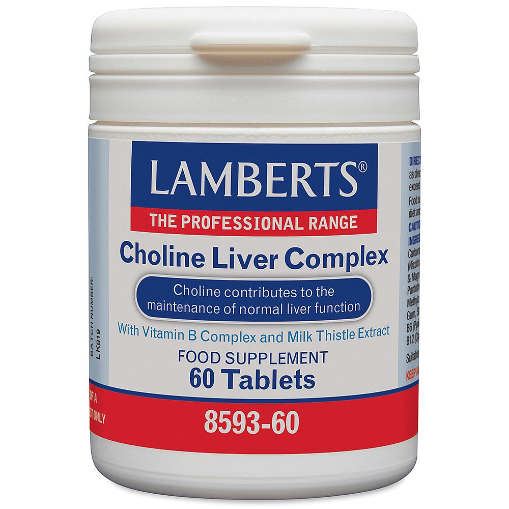 Lamberts Choline Liver Complex 60 Tablets image 0