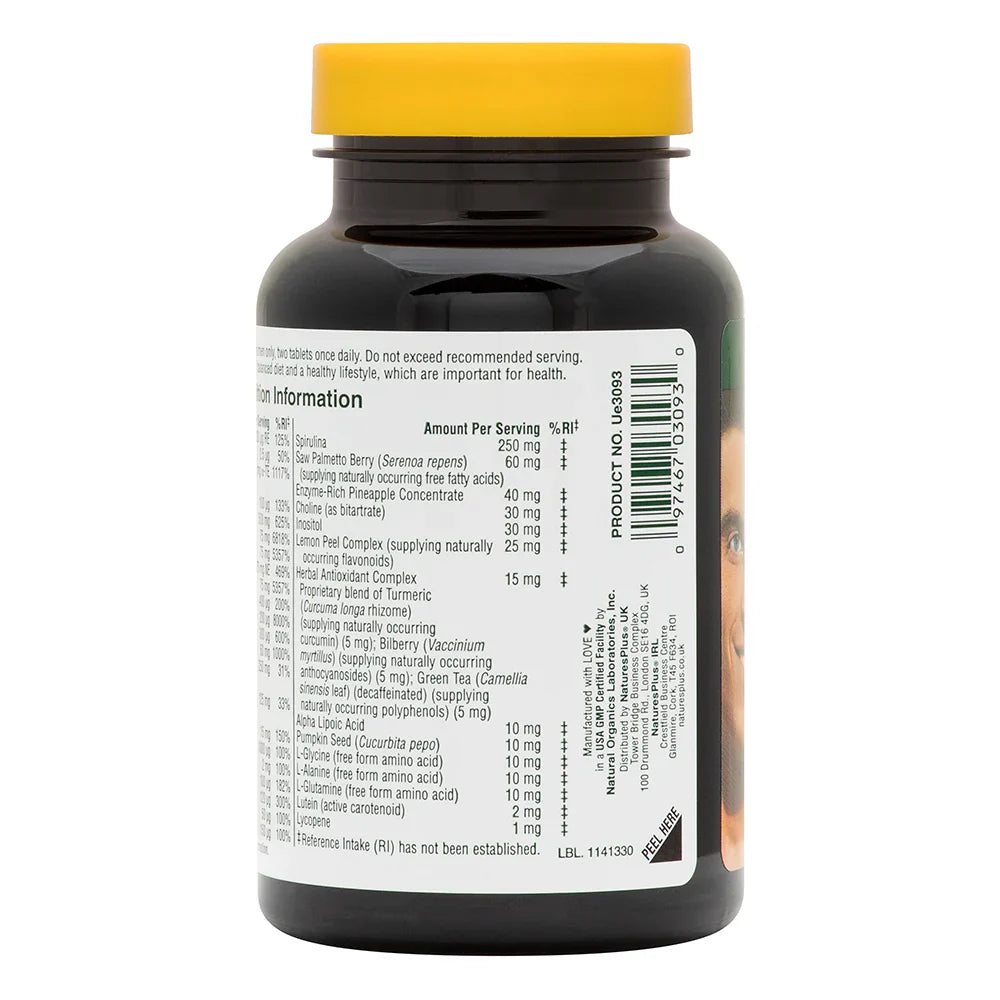 NaturesPlus Source of Life® Men Multivitamin 60 Tablets image 2