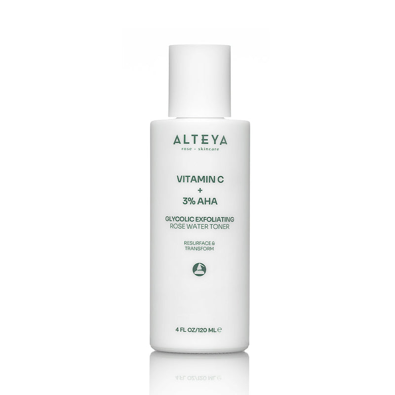 Alteya Organics Glycolic Exfoliating Rose Water Toner (vitamin C + 3% Aha)