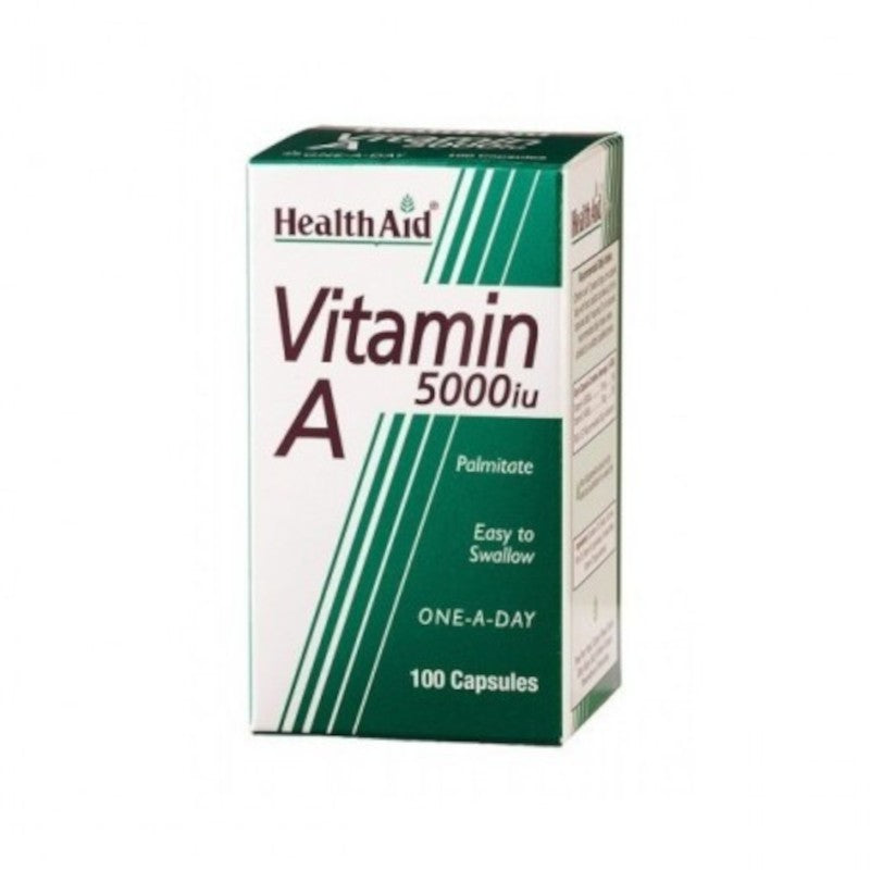 HealthAid Vitamin A 5000iu 100's Capsules (Pack of 2)