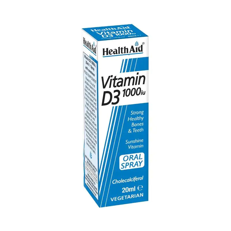 HealthAid Vitamin D3 Spray (1000iu) 20 ml