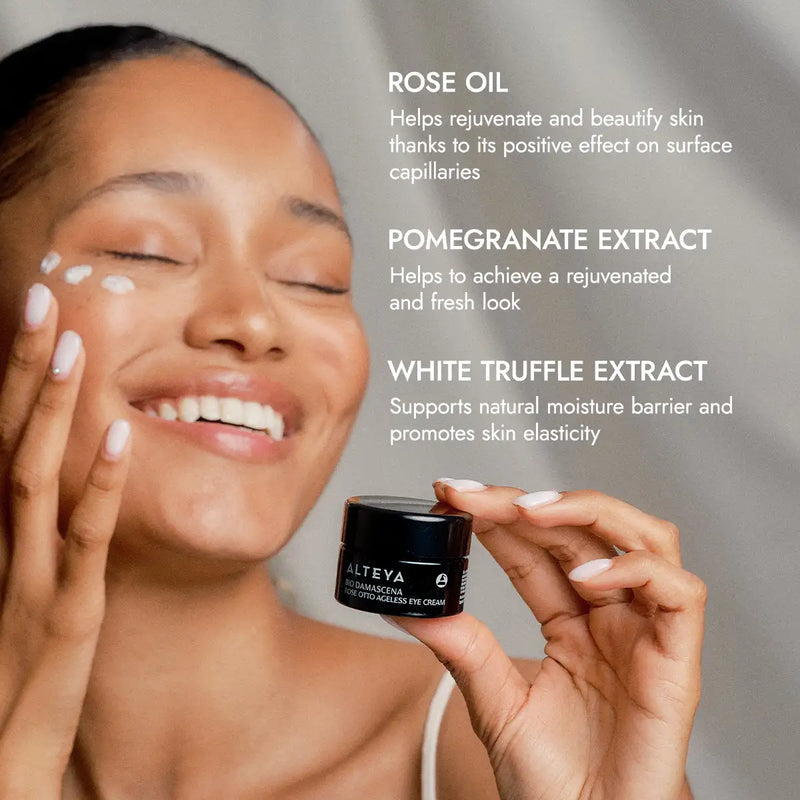 Alteya Organics Bio Damascena Organic Ageless Rose Otto Eye Cream 4