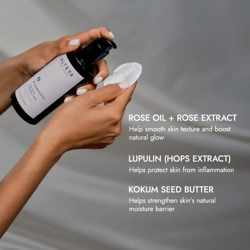 Alteya Organics Bio Damascena Organic Rose Otto Cleansing Milk 200ml 4