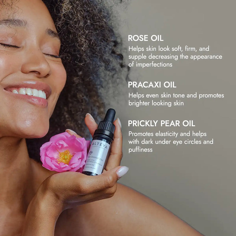 Alteya Organics Bio Damascena Organic Rose Otto Restoring Eye Serum 4