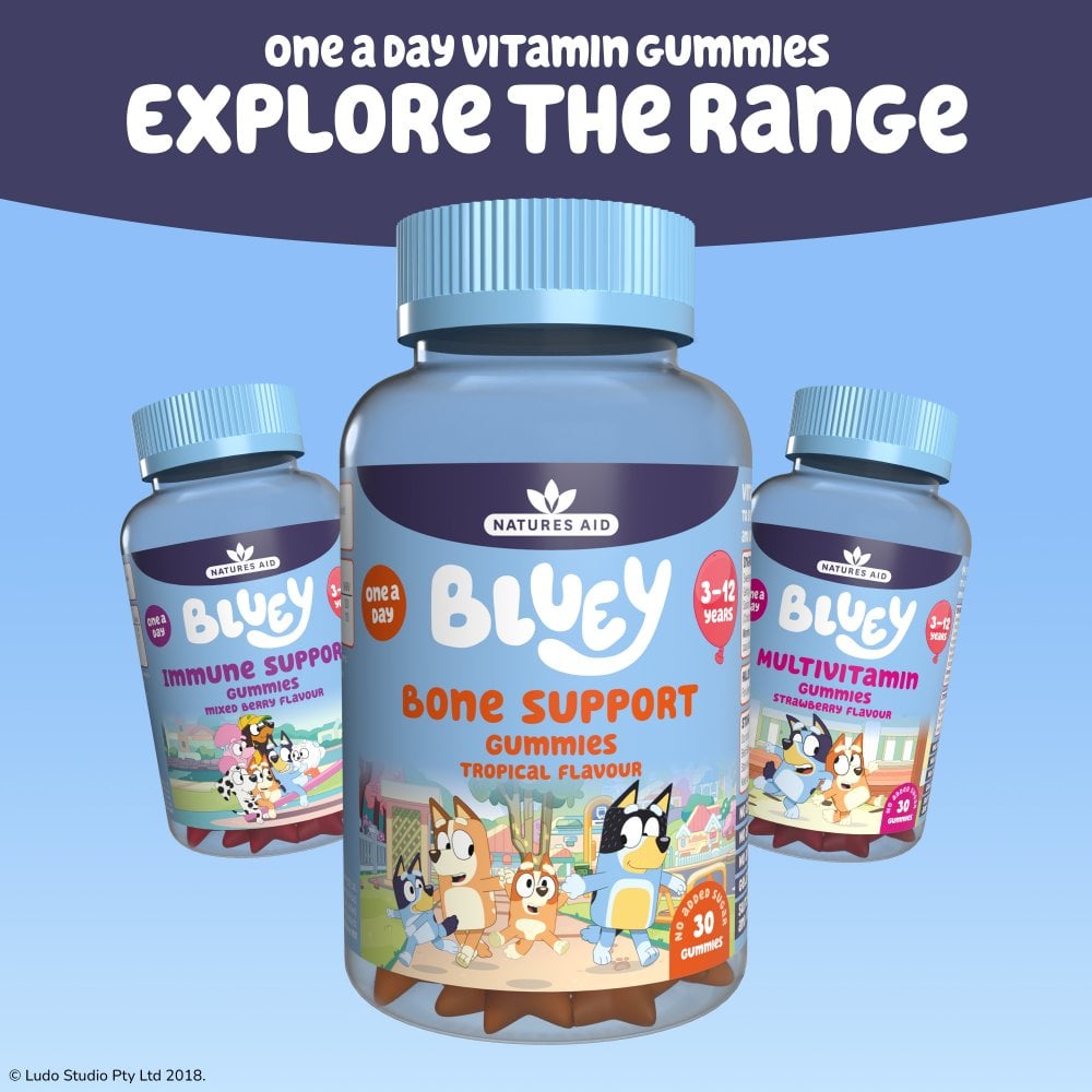 Natures Aid Bluey Bone Support Gummies 5