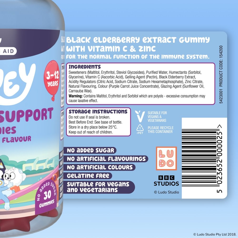 Natures Aid Bluey Immune Support Gummies 4