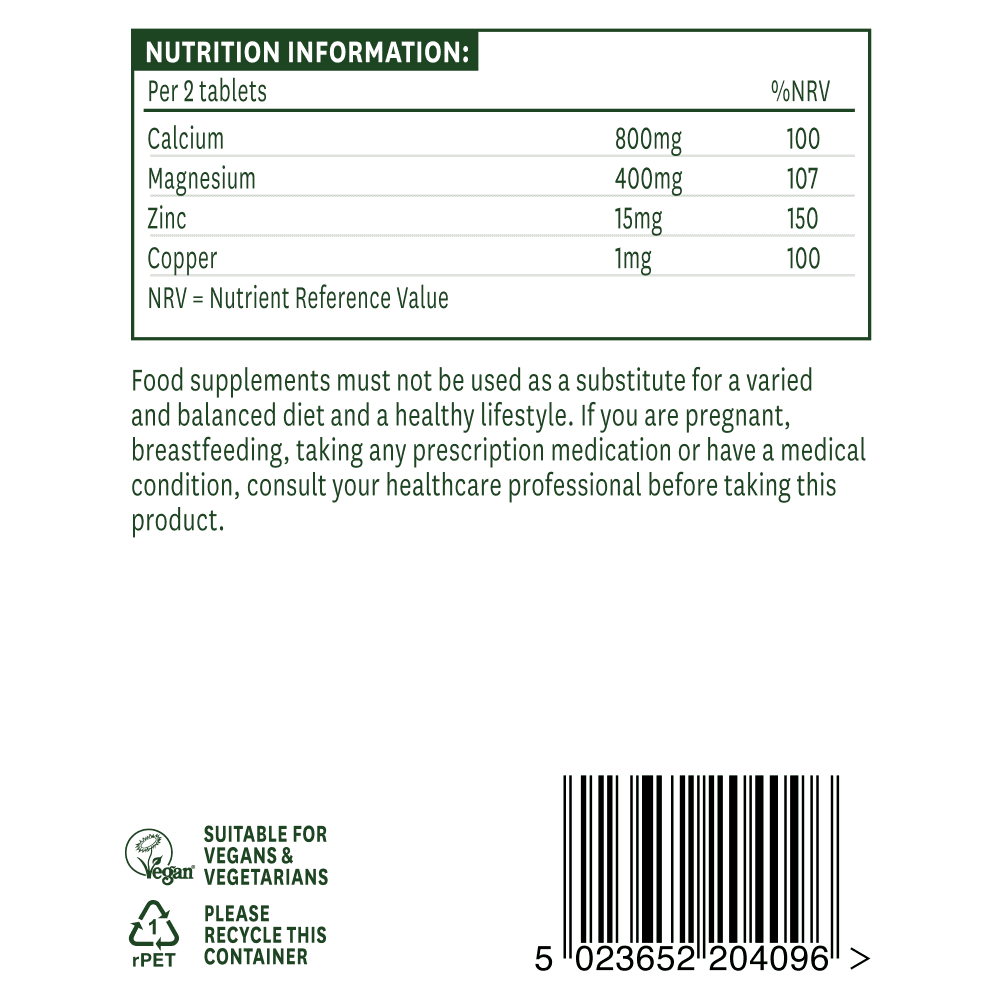 Natures Aid Calcium, Magnesium + Zinc 3