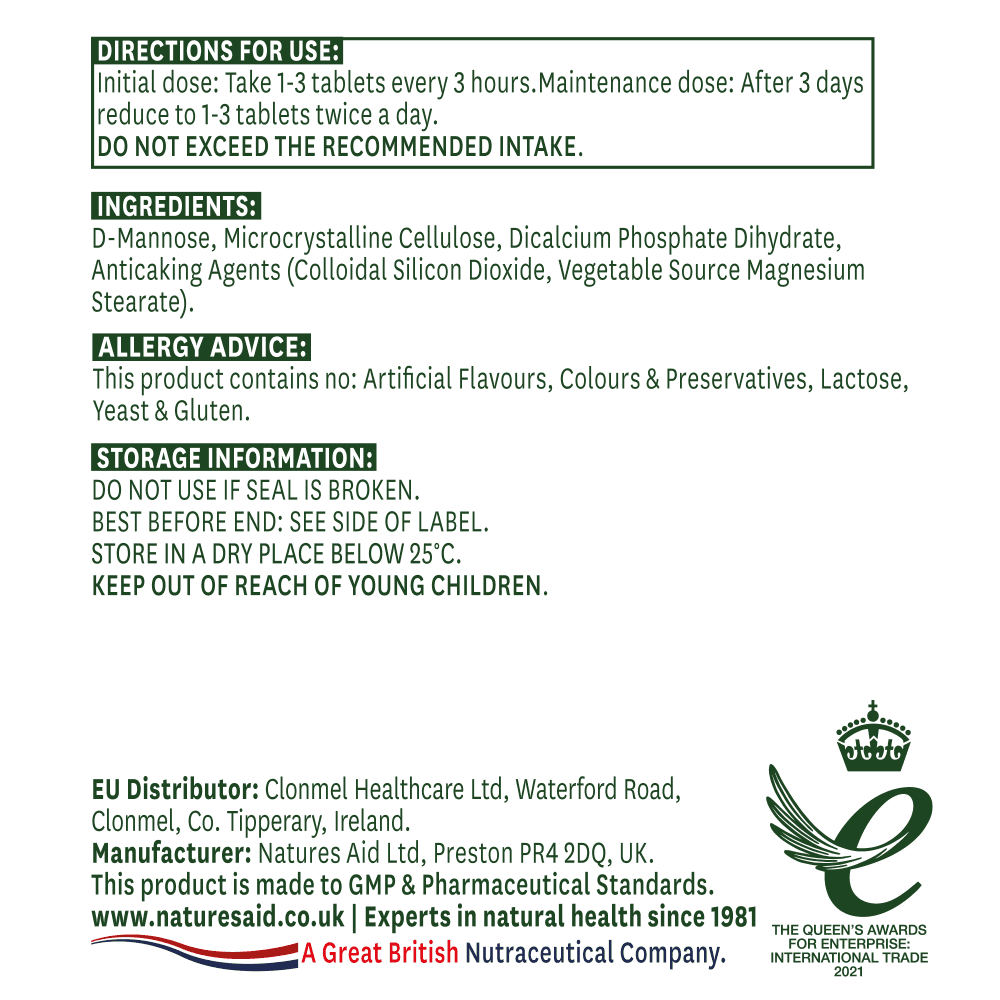 Natures Aid D-Mannose 2