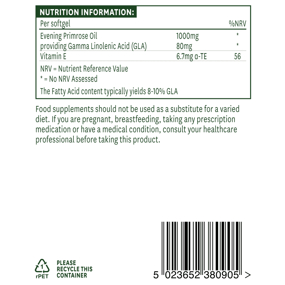 Natures Aid Evening Primrose Oil 1000mg 3