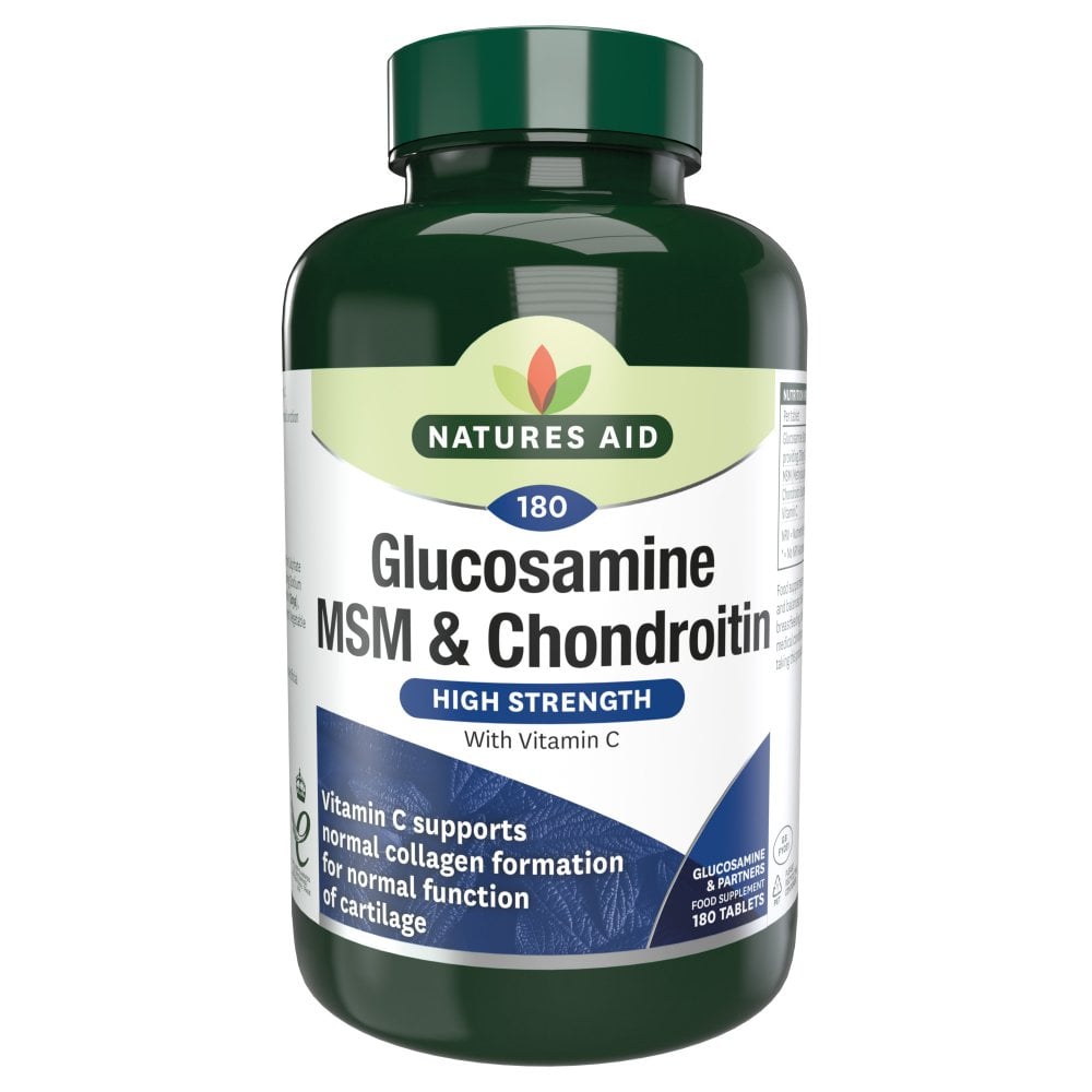 Natures Aid Glucosamine, MSM & Chondroitin 1