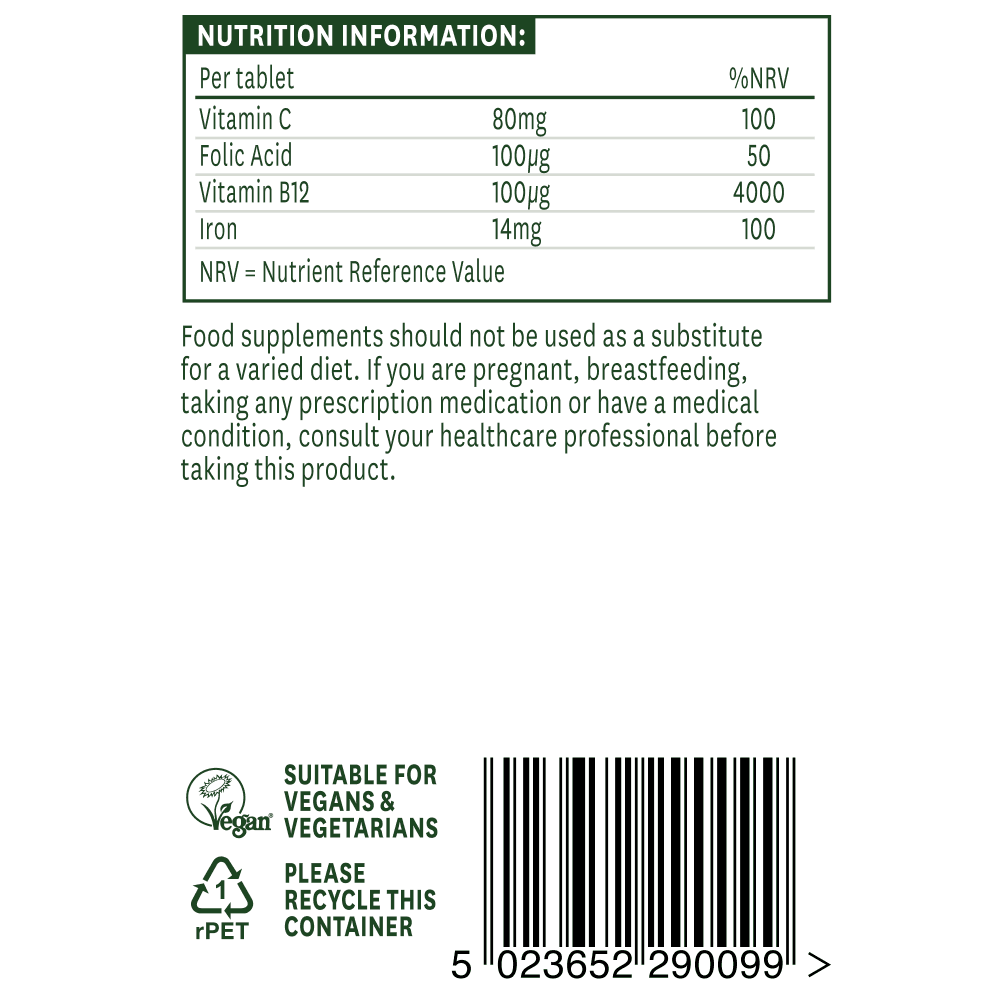 Natures Aid Iron Bisglycinate 3