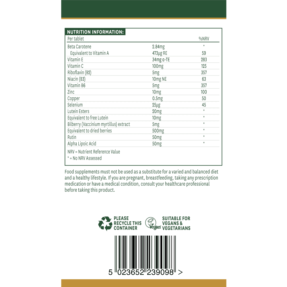 Natures Aid Lutein Eye Complex