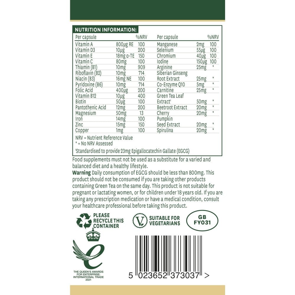 Natures Aid Men's Multi-Vitamins & Minerals 3