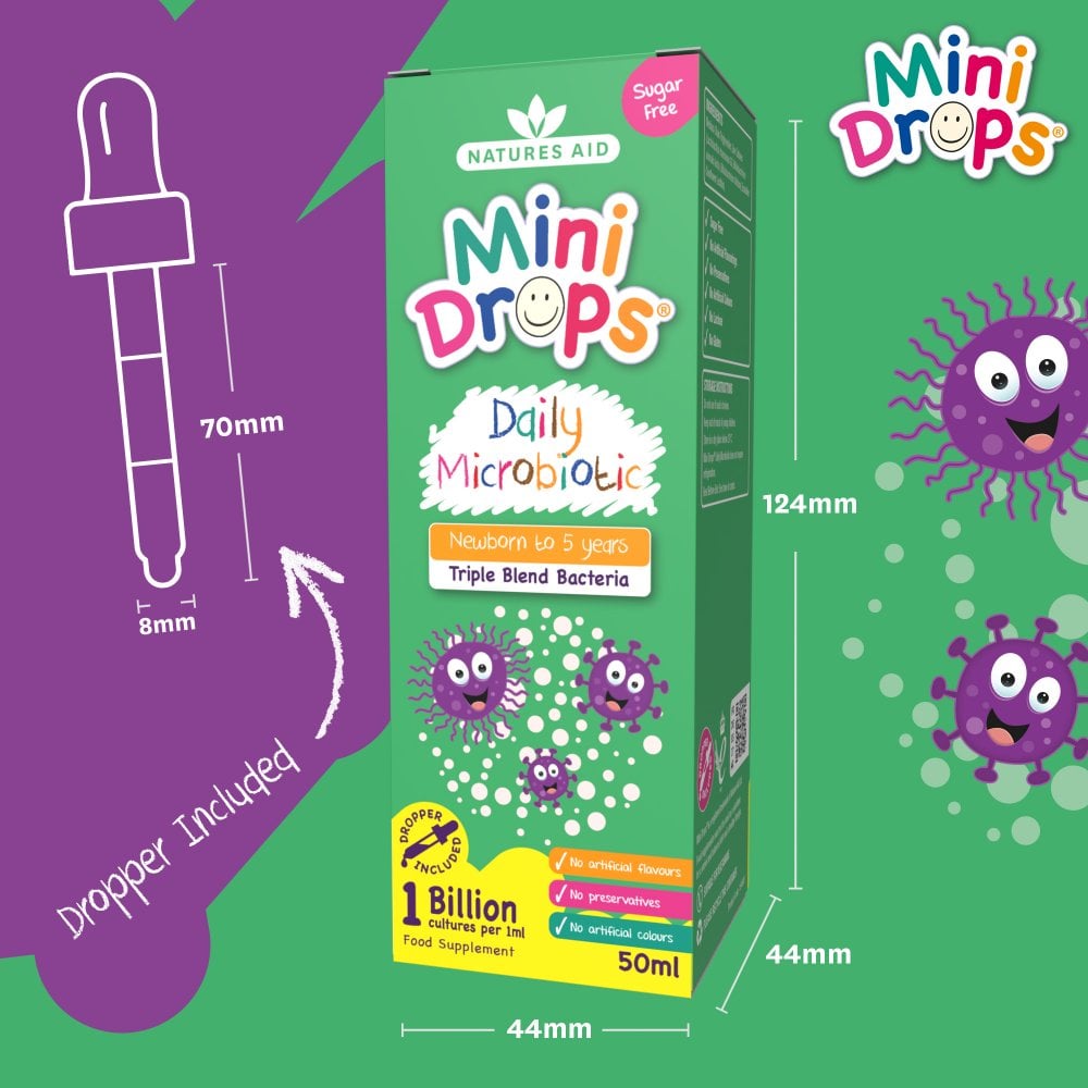 Natures Aid Mini Drops Daily Microbiotic 6