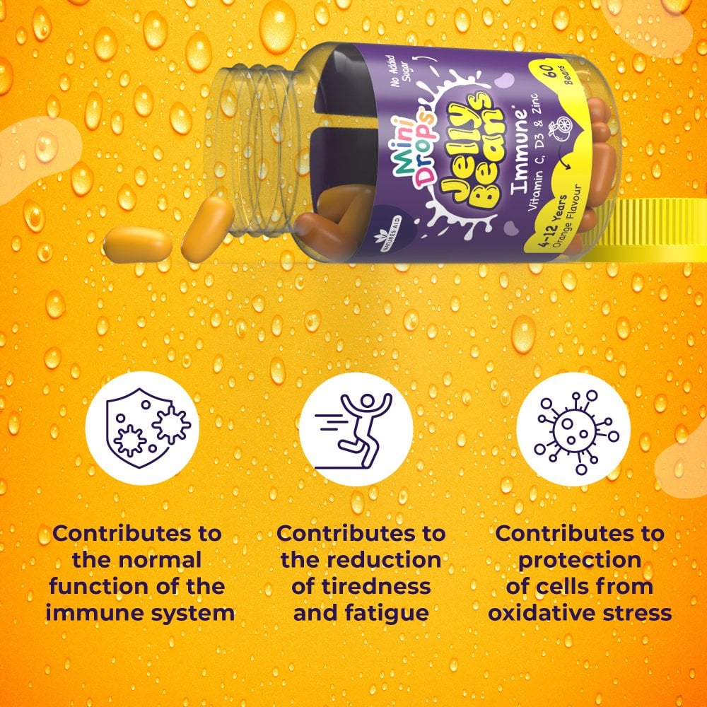 Natures Aid Mini Drops Jelly Beans Immune 6