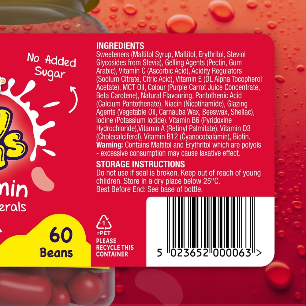 Natures Aid Mini Drops Jelly Beans Multivitamin 4