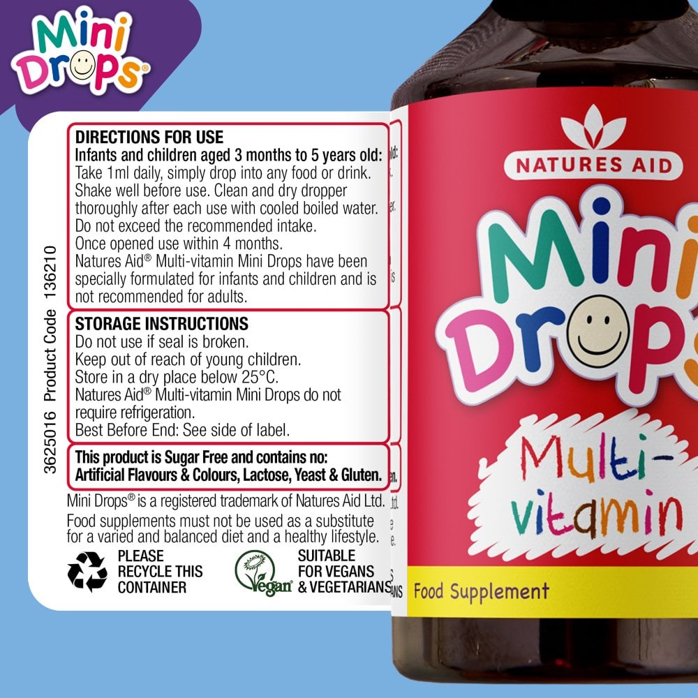 Natures Aid Mini Drops Multivitamin 4