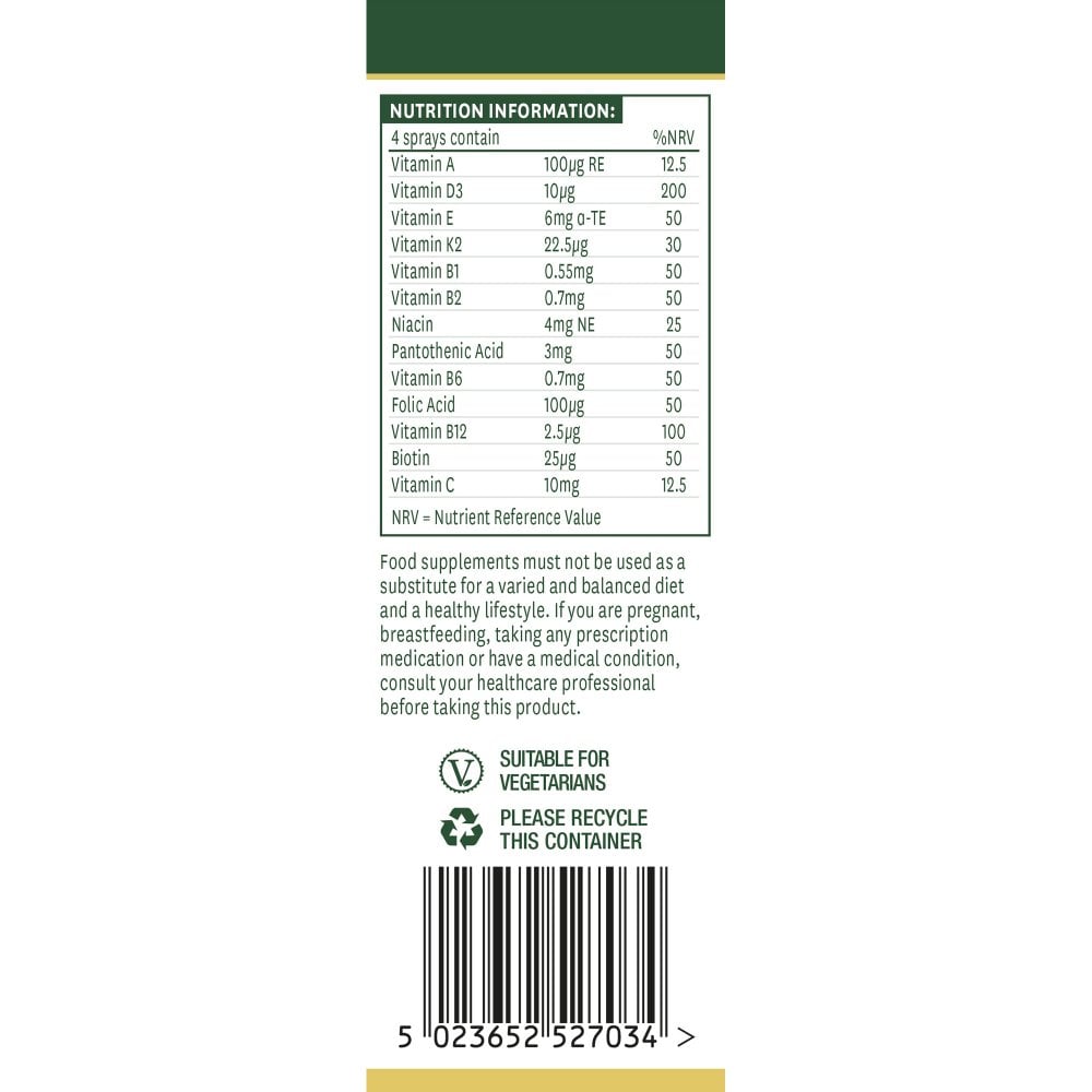 Natures Aid Multivitamin Daily Oral Spray 30ml 3
