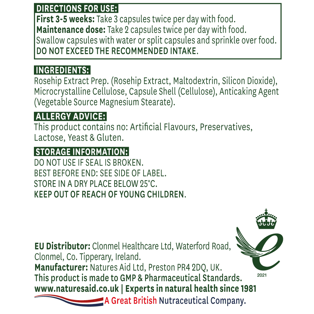 Natures Aid Rosehip 750mg 3