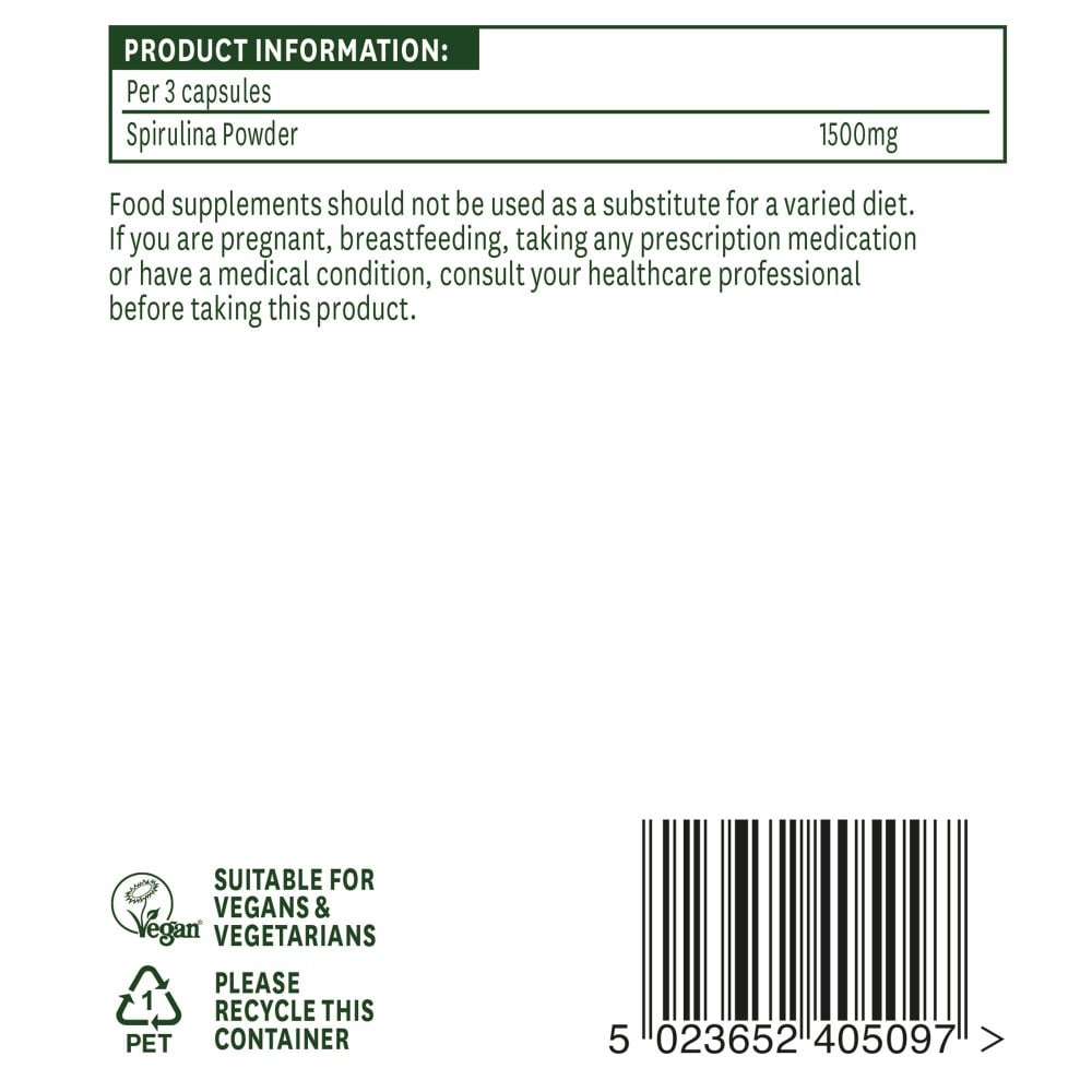 Natures Aid Spirulina 3