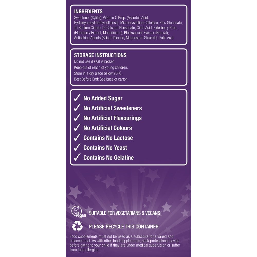 Natures Aid Super Stars Immune Support 60 Tablets 4