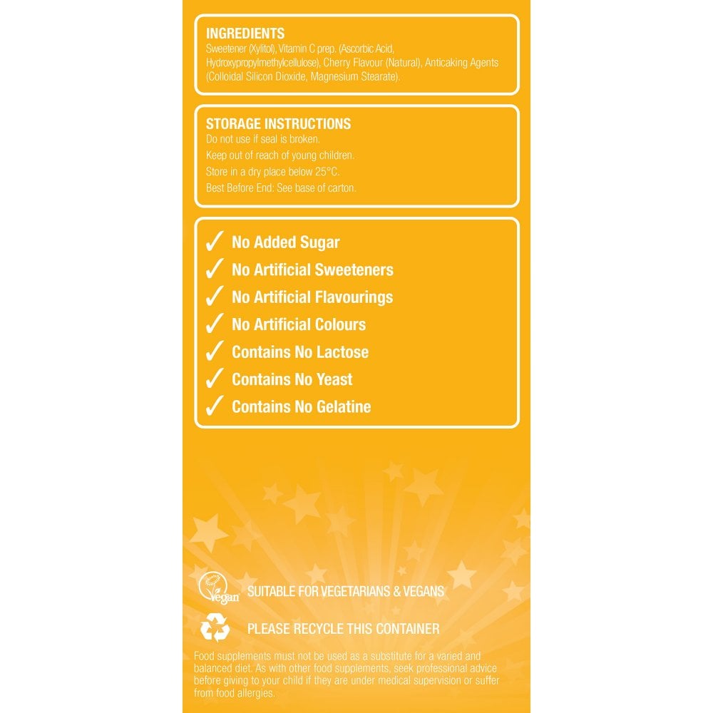 Natures Aid Super Stars Vitamin C 3