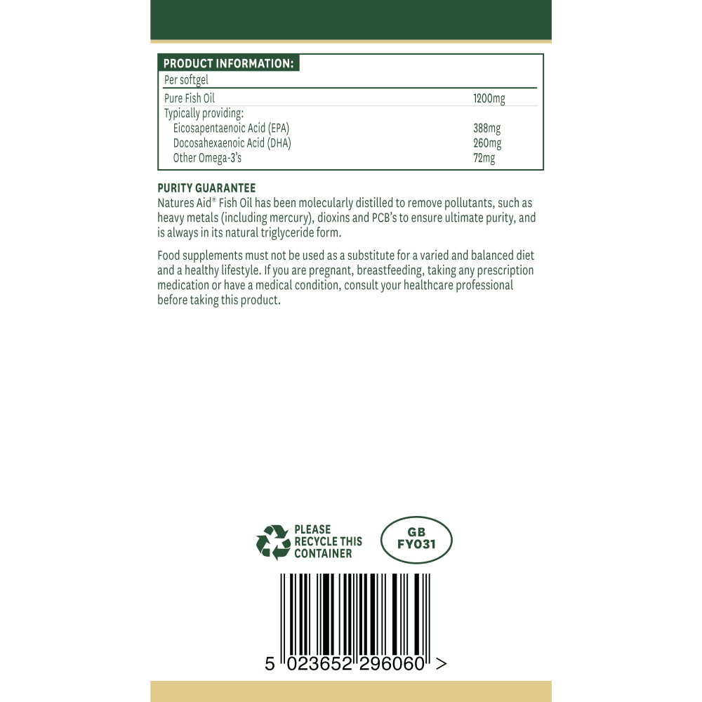 Natures Aid Super Strength Fish Oil 3