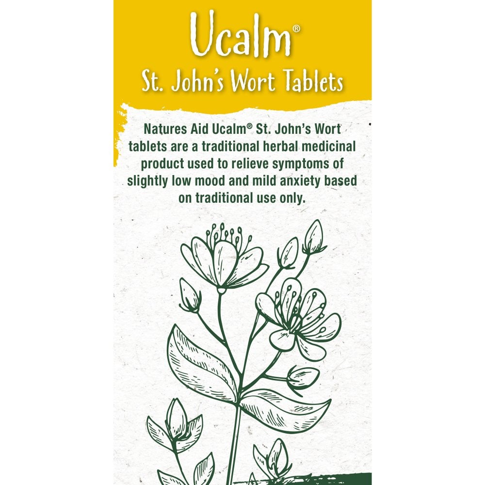 Natures Aid Ucalm (St John's Wort) 6