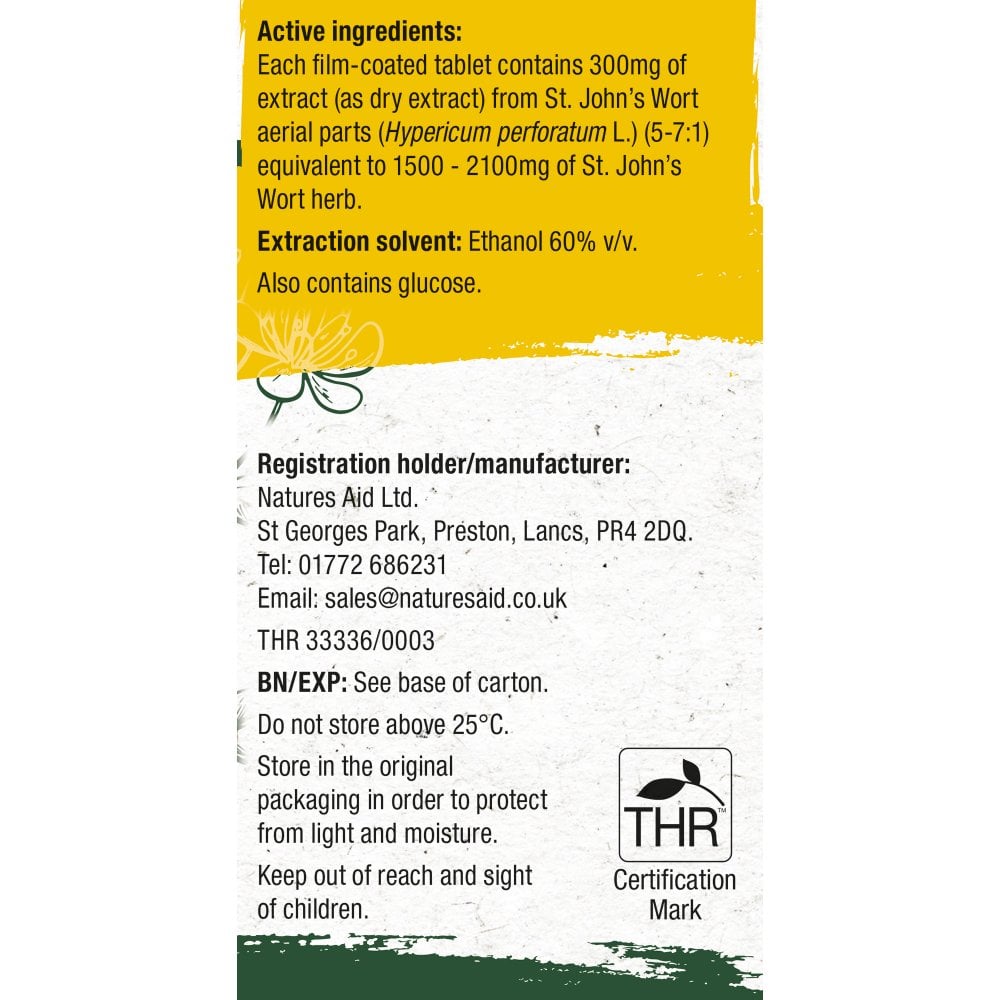 Natures Aid Ucalm (St John's Wort) 5