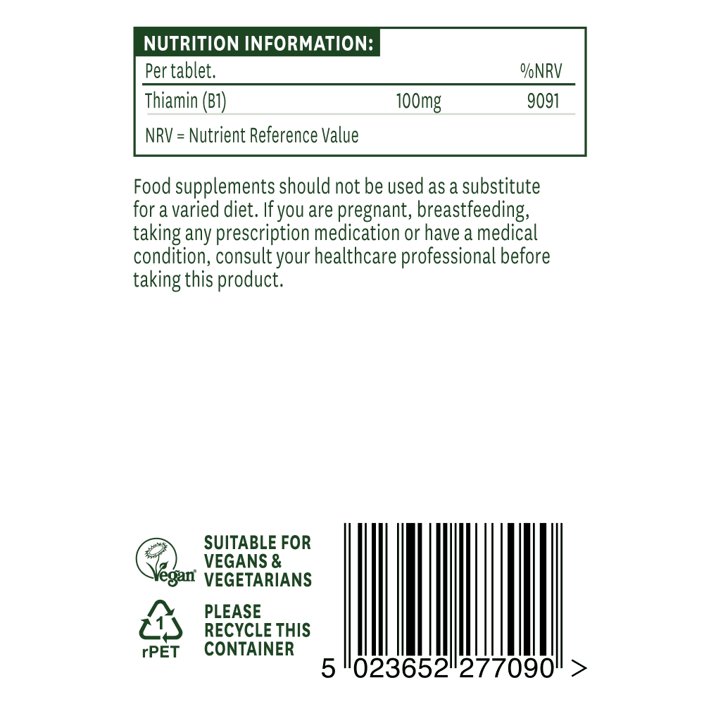 Natures Aid Vitamin B1 3