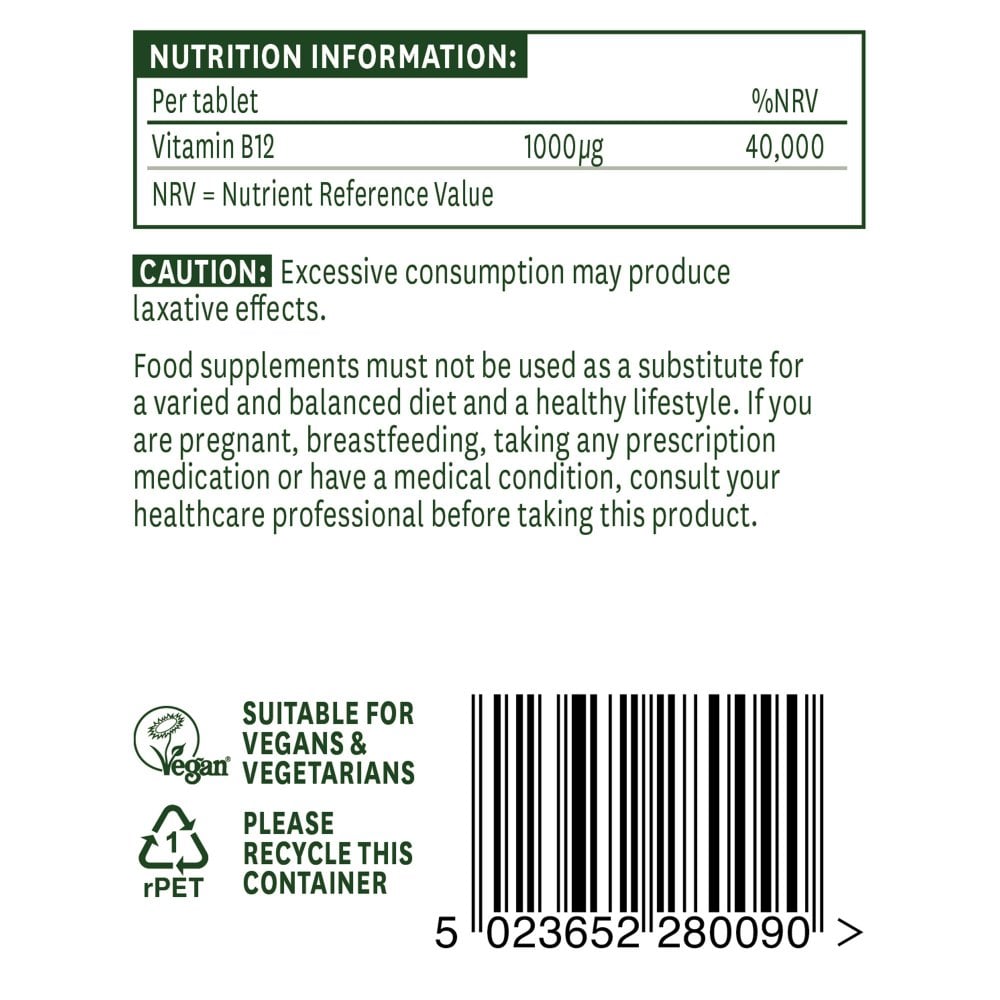 Natures Aid Vitamin B12 (Sublingual) 3