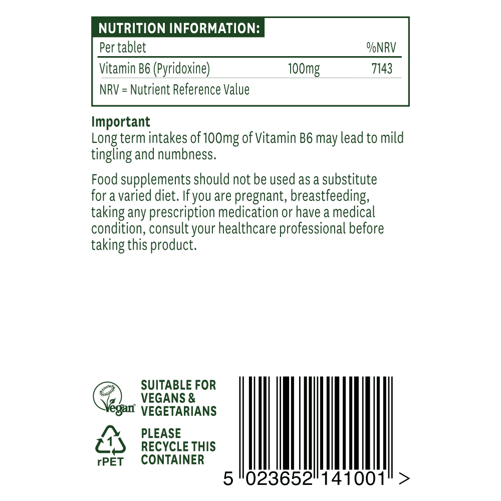 Natures Aid Vitamin B6 3