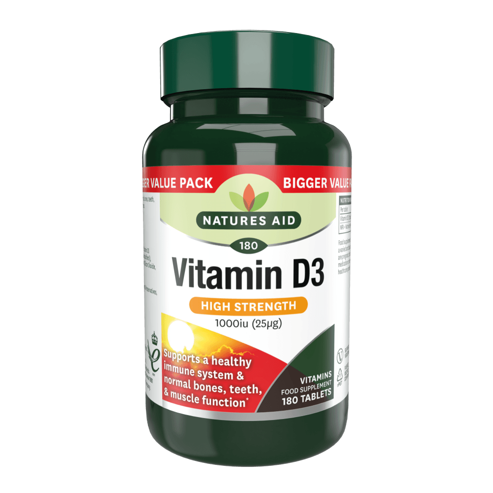 Natures Aid Vitamin D3 1000iu 4
