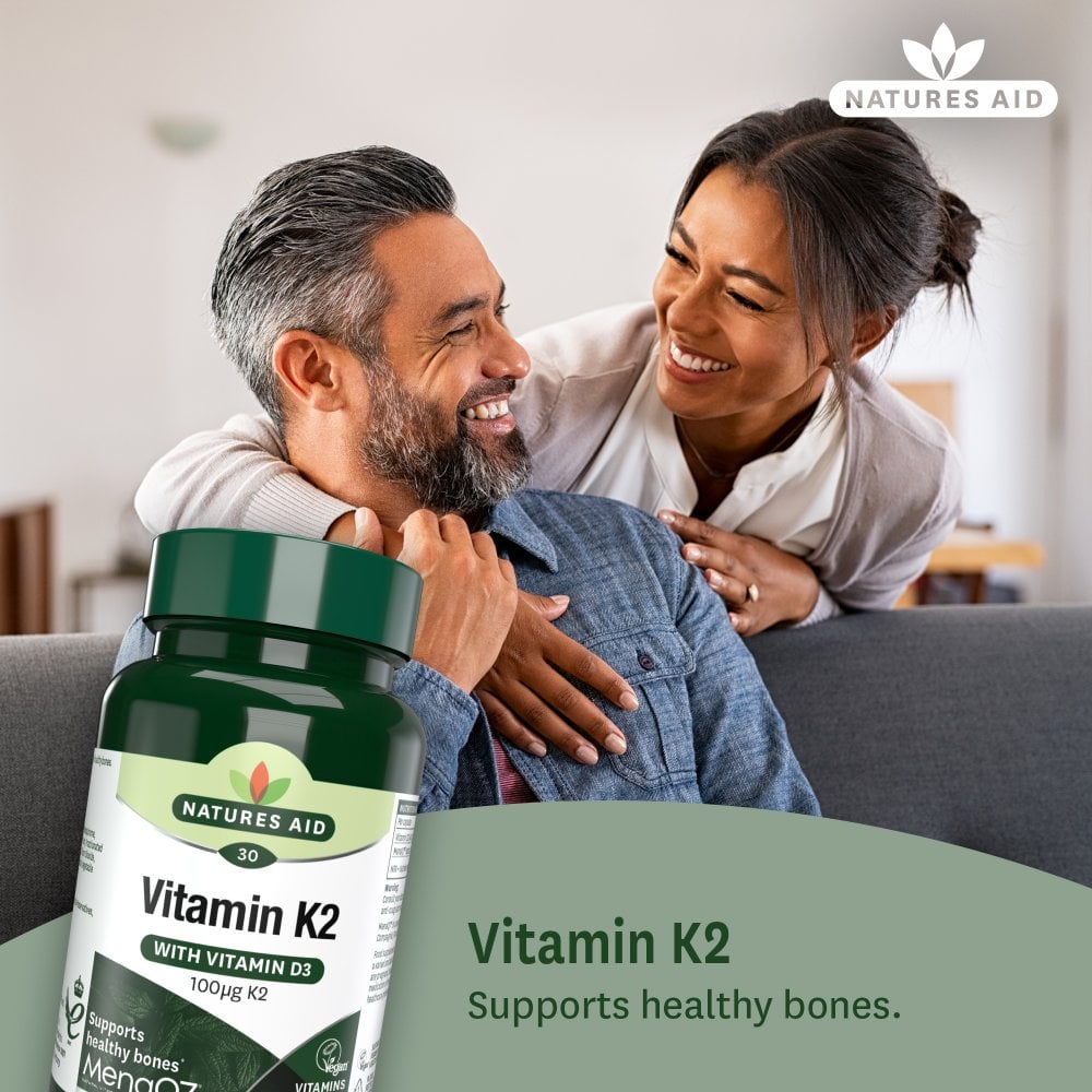 Natures Aid Vitamin K2 MenaQ7 (with Vitamin D3)