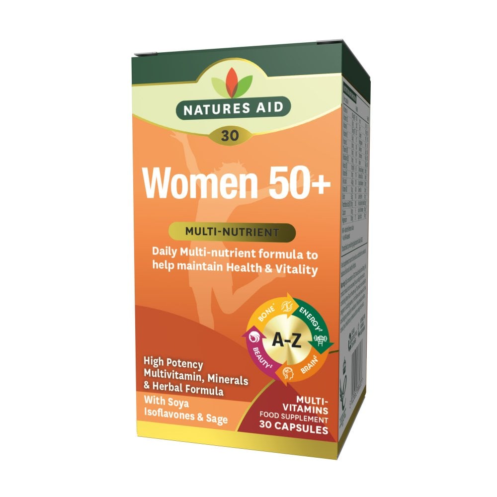 Natures Aid Women's 50+ Multi-Vitamins & Minerals