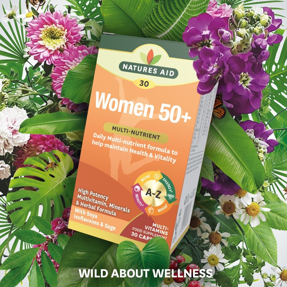 Natures Aid Women's 50+ Multi-Vitamins & Minerals 7