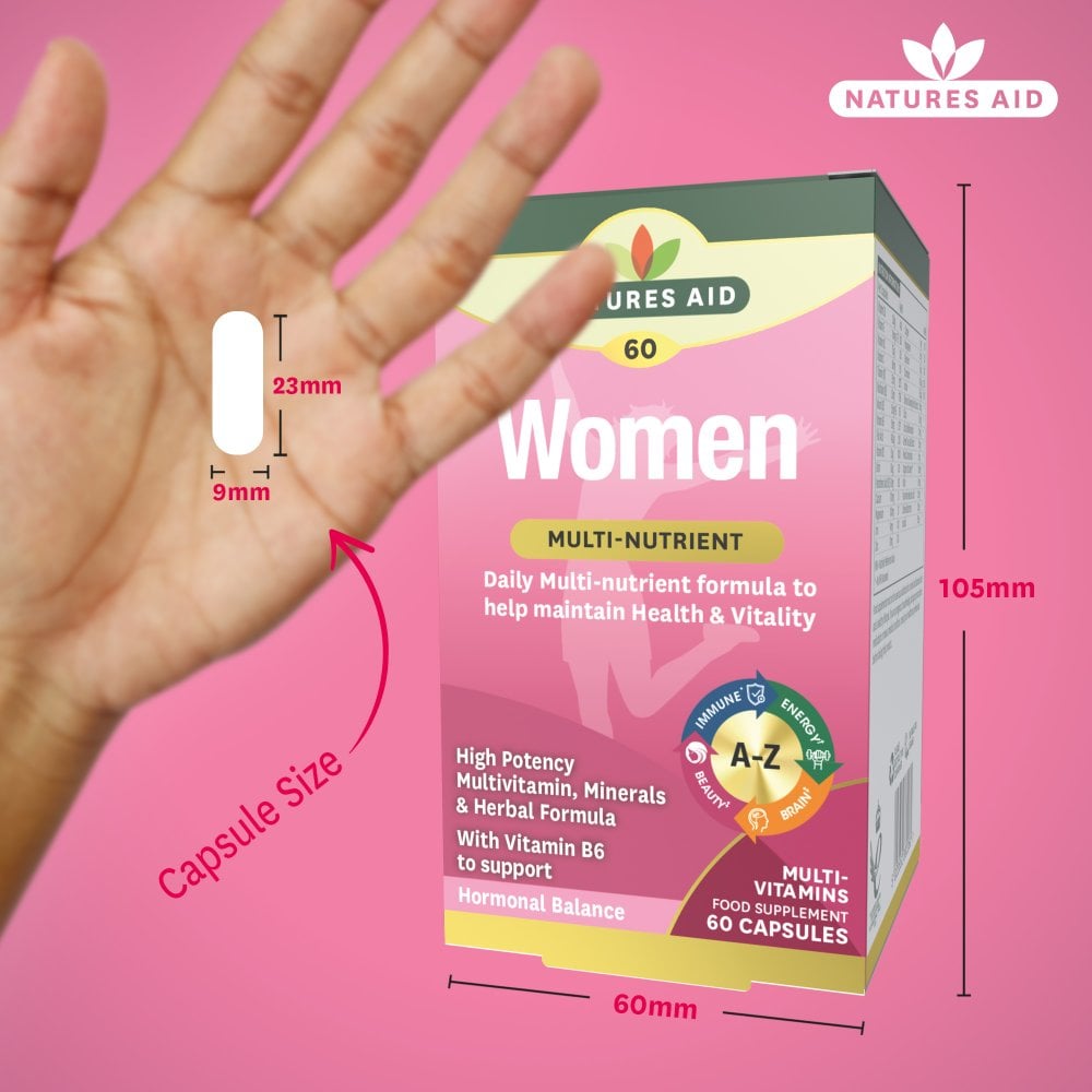 Natures Aid Women's Multi-Vitamins & Minerals 3